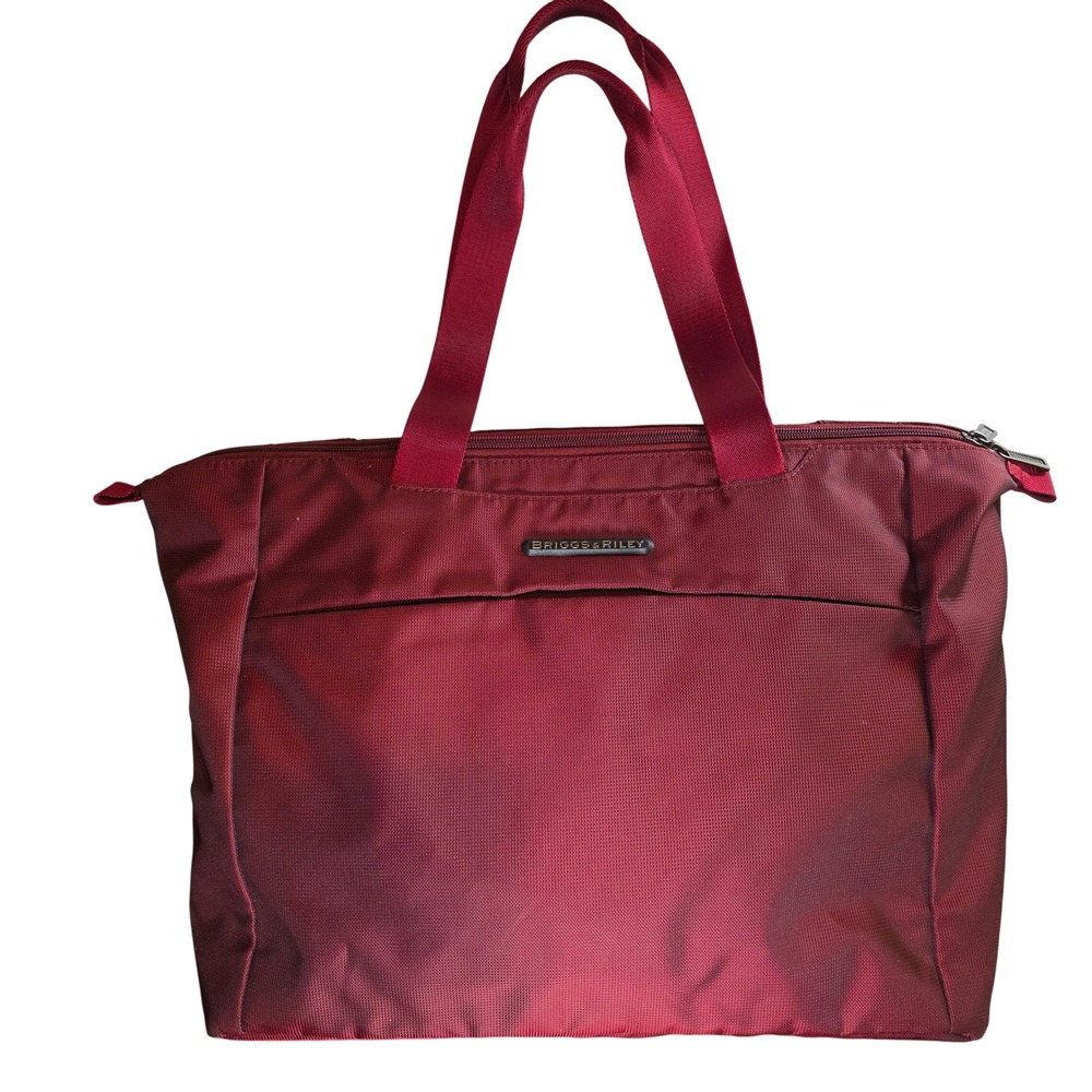 BRIGGS‎ & RILEY TM201-12 Sunset Red Travel Tote Carryall Commuter Bag